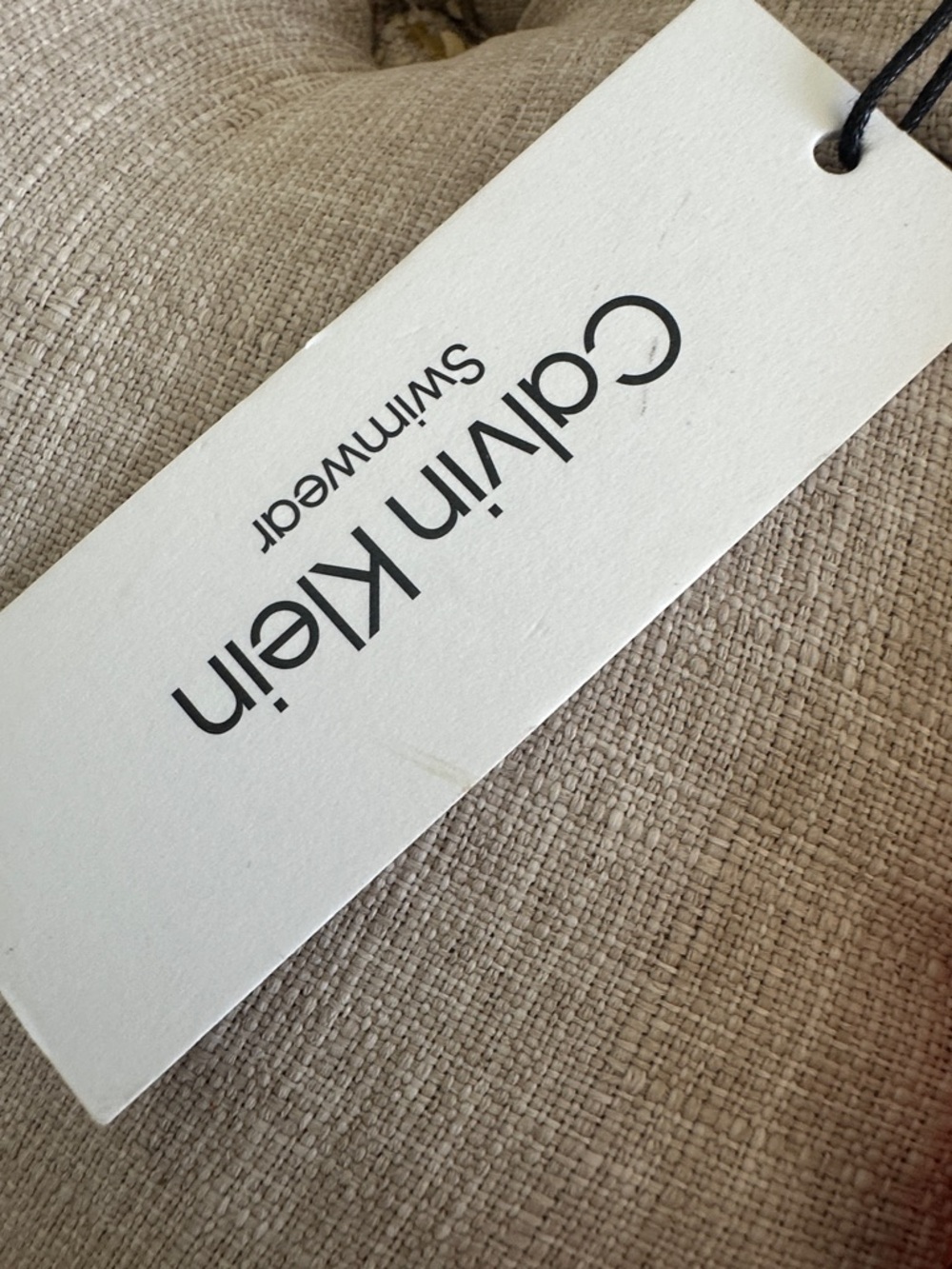 Calvin Klein Vibrant Orange-Red One-Piece Swimsuit - Picture 5 of 8